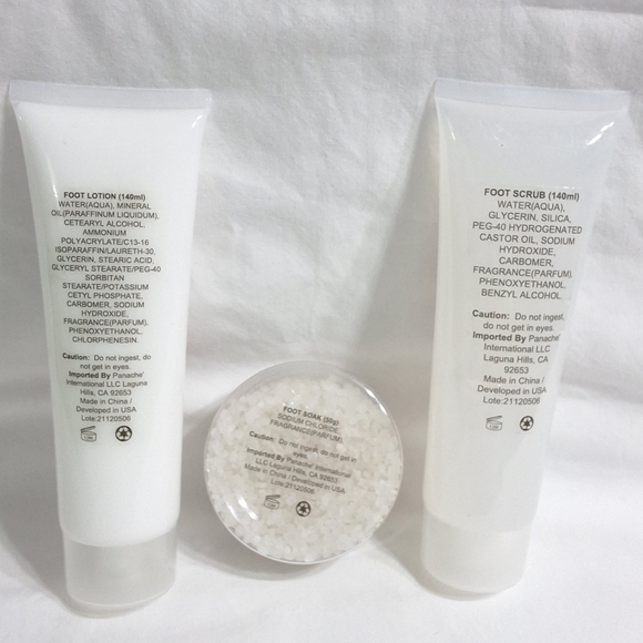 Spa Time Foot Care Bundle, Rose & Jasmine, Foot Lotion, Foot Soak, Foot Scrub - Picture 2 of 2